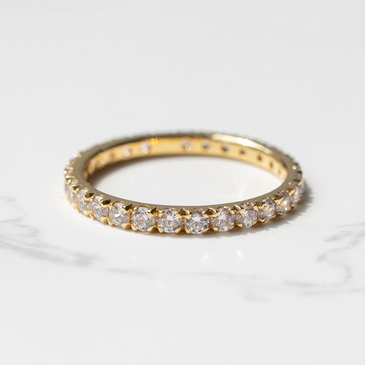 The Gold French Set Full Eternity | Hitched Fine Jewelry