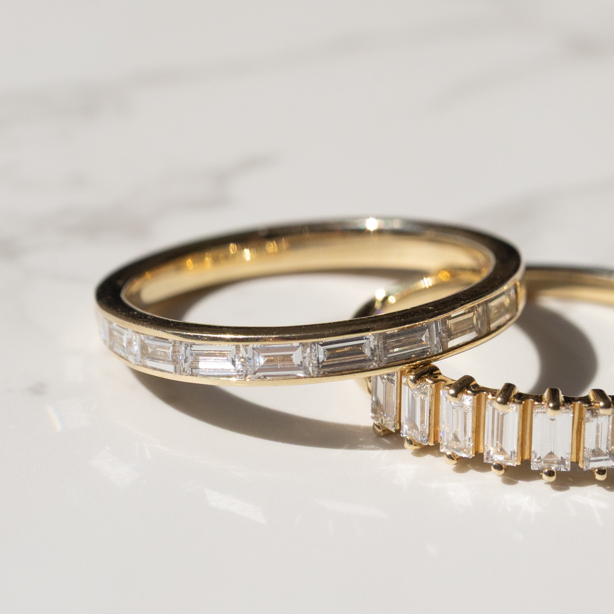 The Gold Channel Baguette | Hitched Fine Jewelry