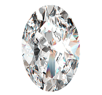 Diamond Oval - Natural - 1.54