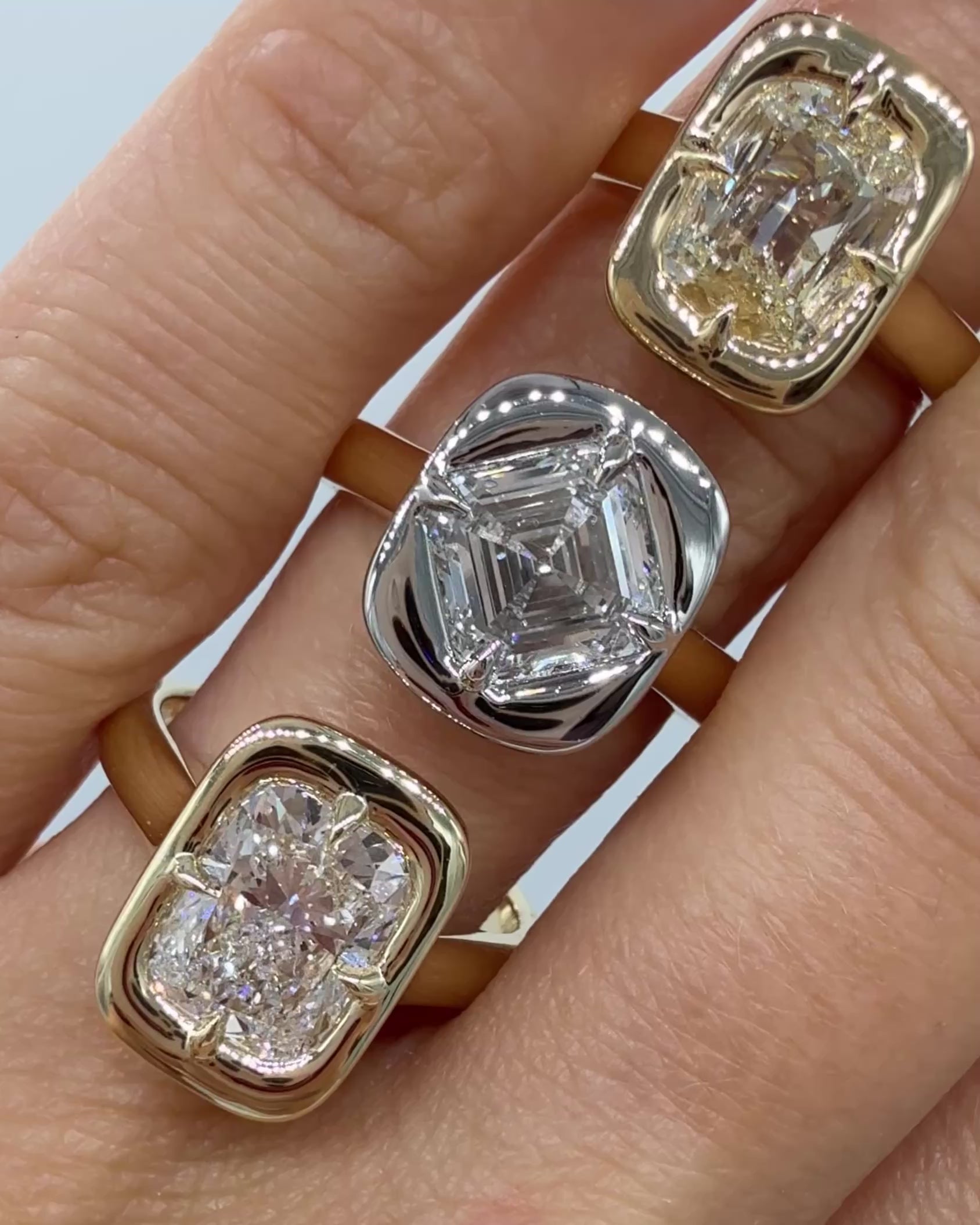 The Signature Heirloom Bezel | 1.10CT Old Mine Natural Diamond | 18K YG