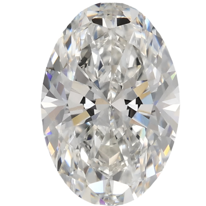 The Signature Three Stone with Pear Lab Side Diamonds | 2.04CT Oval Lab Diamond | 14K YG