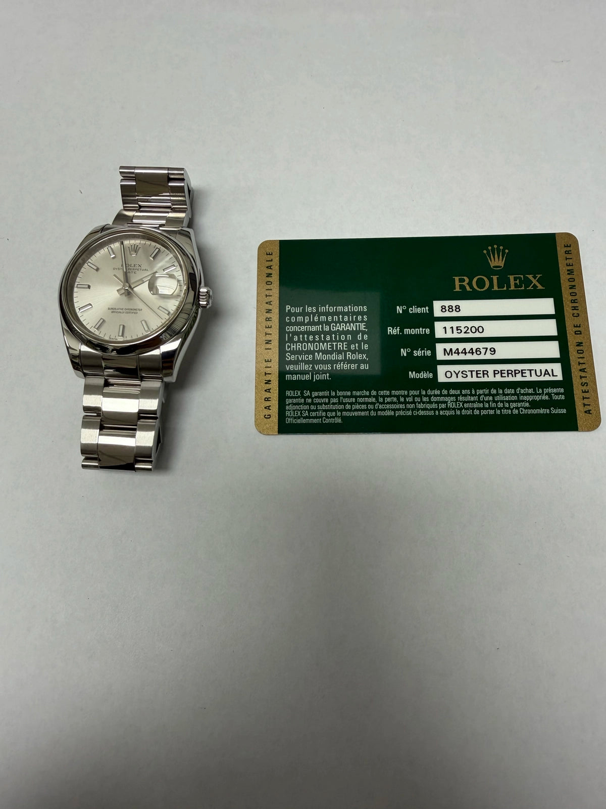 Rolex Oyster Perpetual Date 115200 — view 5