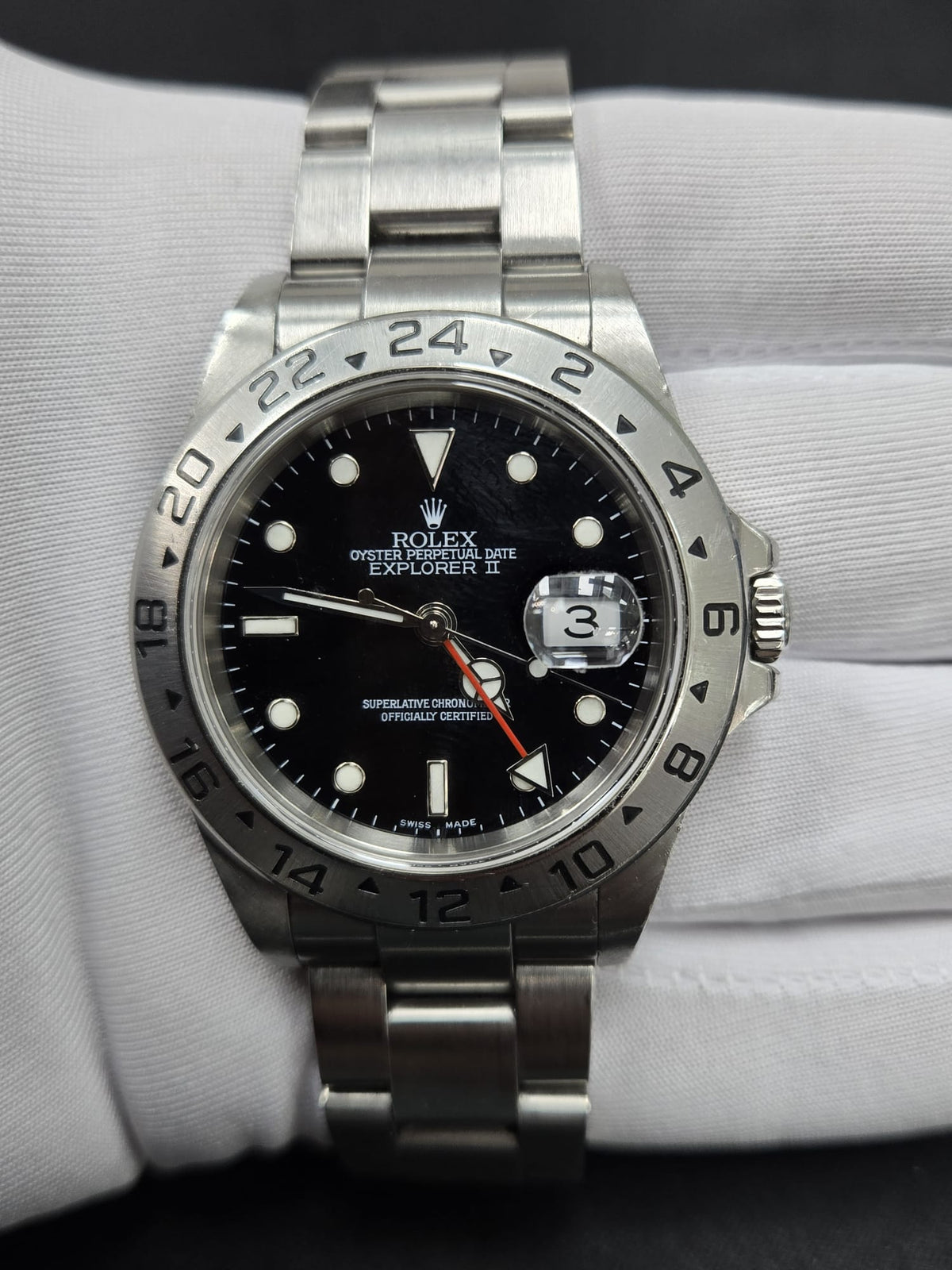 Rolex Explorer II 16570 — 2008 | Hitched Fine Jewelry