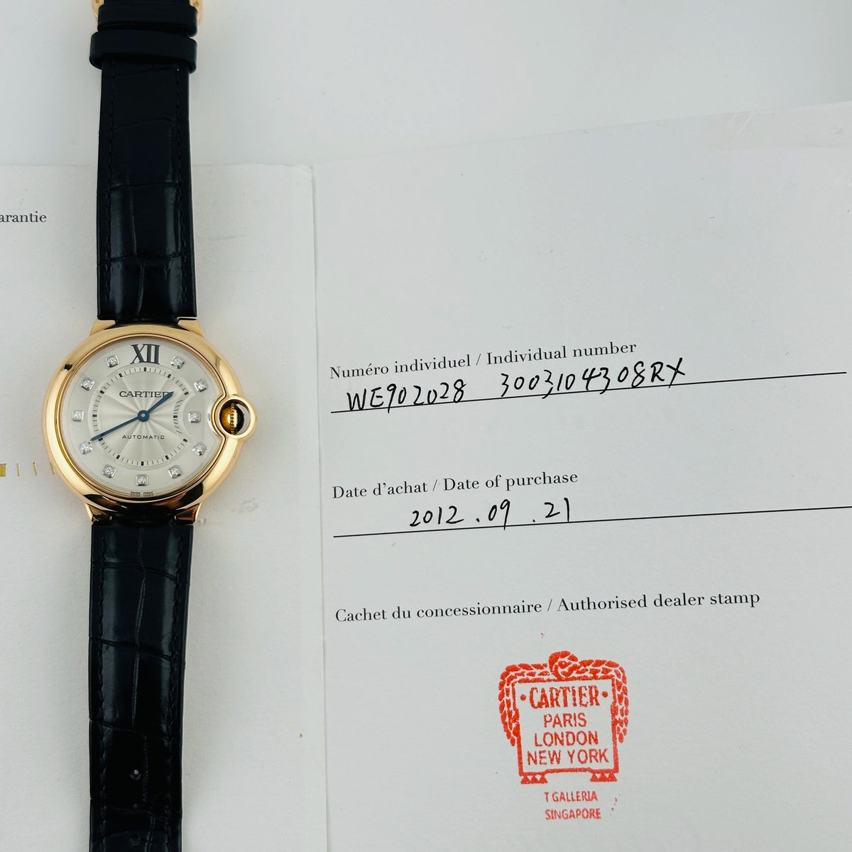 Cartier Ballon Bleu 3003/WE902028 — view 5