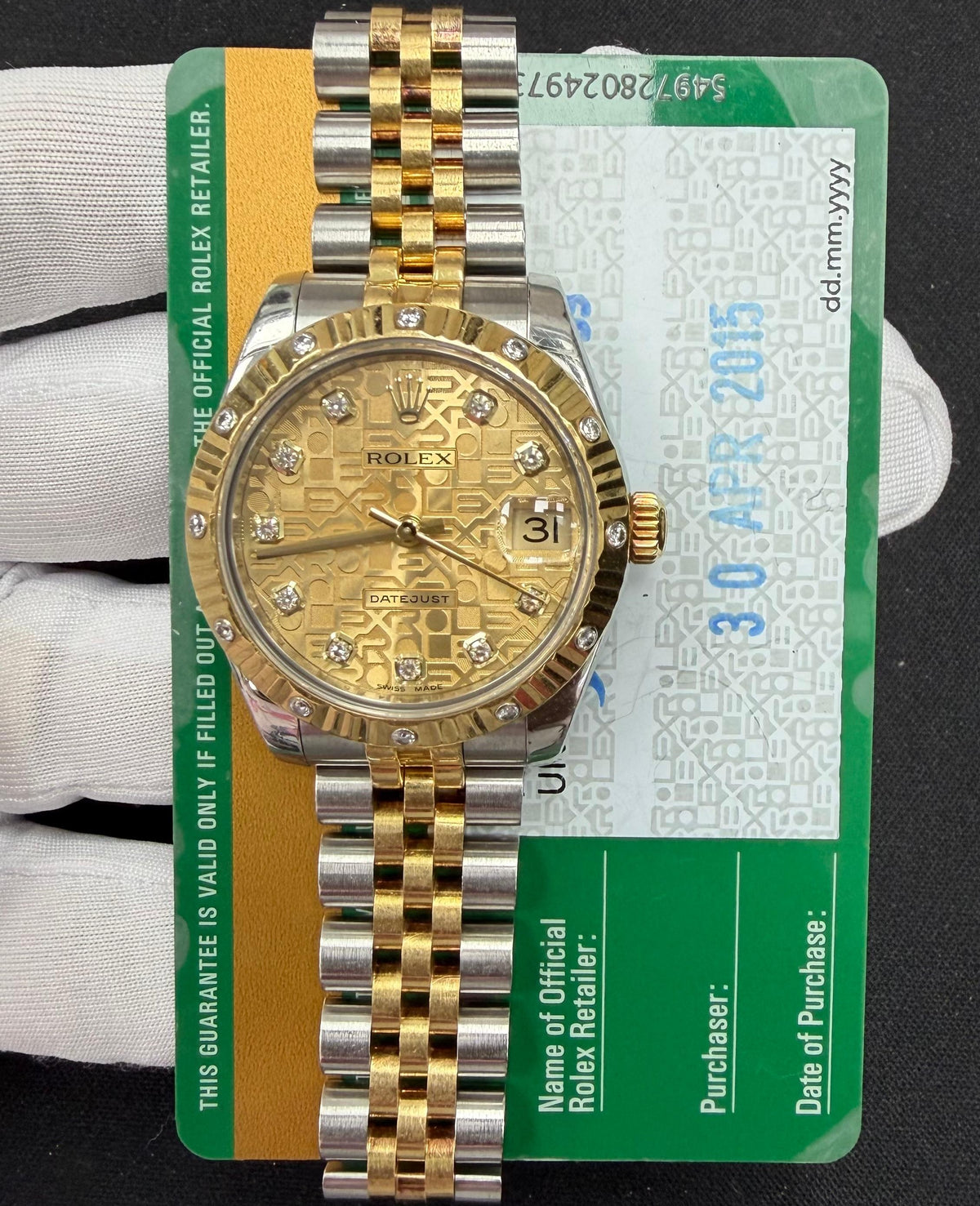 Rolex Datejust 31 178313 — view 3