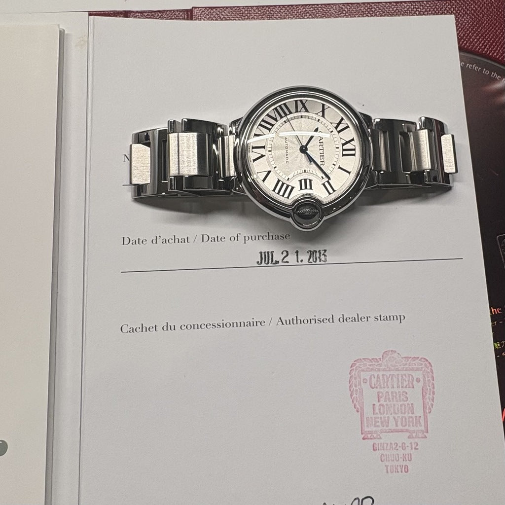 Cartier Ballon Bleu 36mm W6920046 3284 — view 3