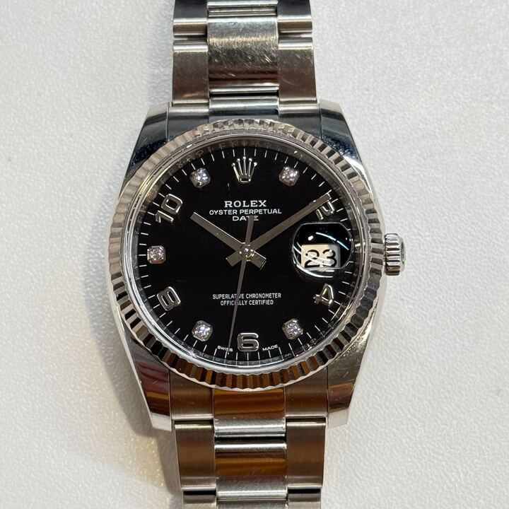 Rolex Oyster Perpetual Date 115234 — 2011 | Hitched Fine Jewelry