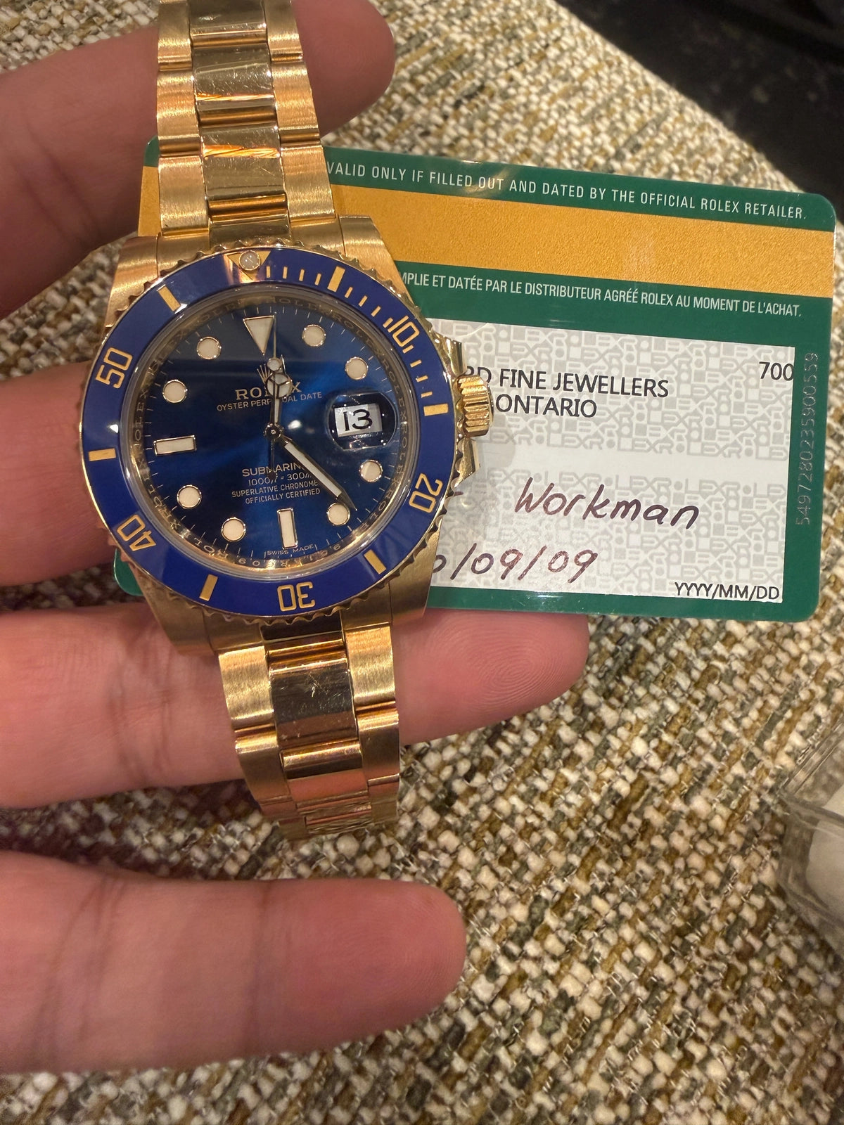 Rolex Submariner 116618LB — view 1