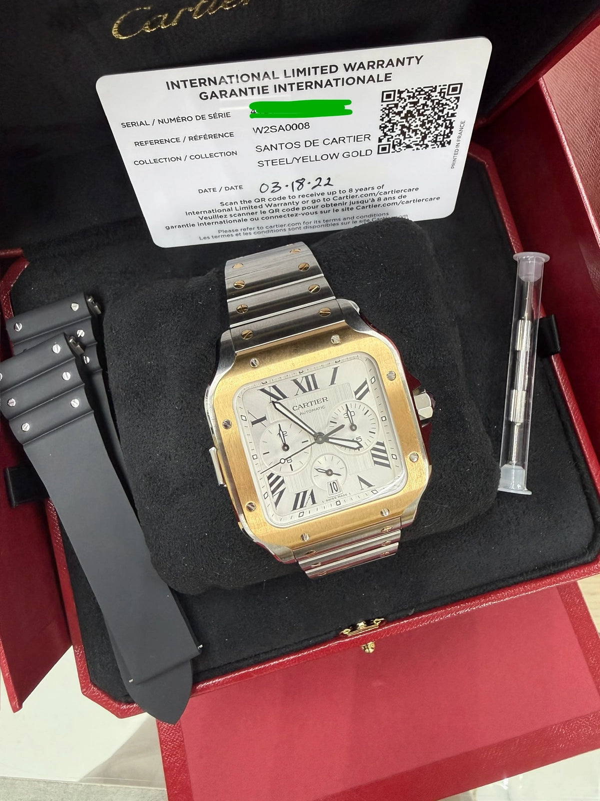 Cartier Chronograph | Hitched Fine Jewelry