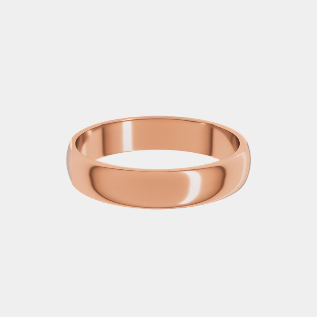 10K / Rose Gold / 4mm