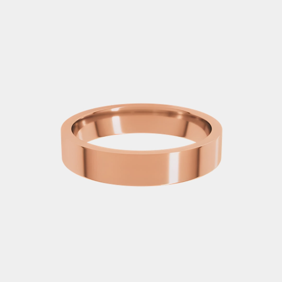 10K / Rose Gold / 4mm