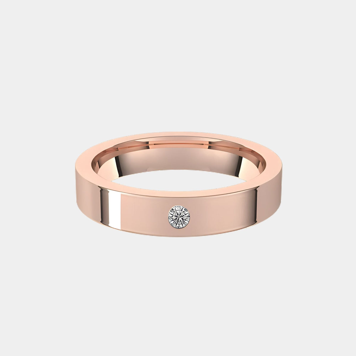 14K / Rose Gold / 4mm
