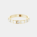 hitched women's yellow gold diamond baguette wedding band with straight baguette diamonds 