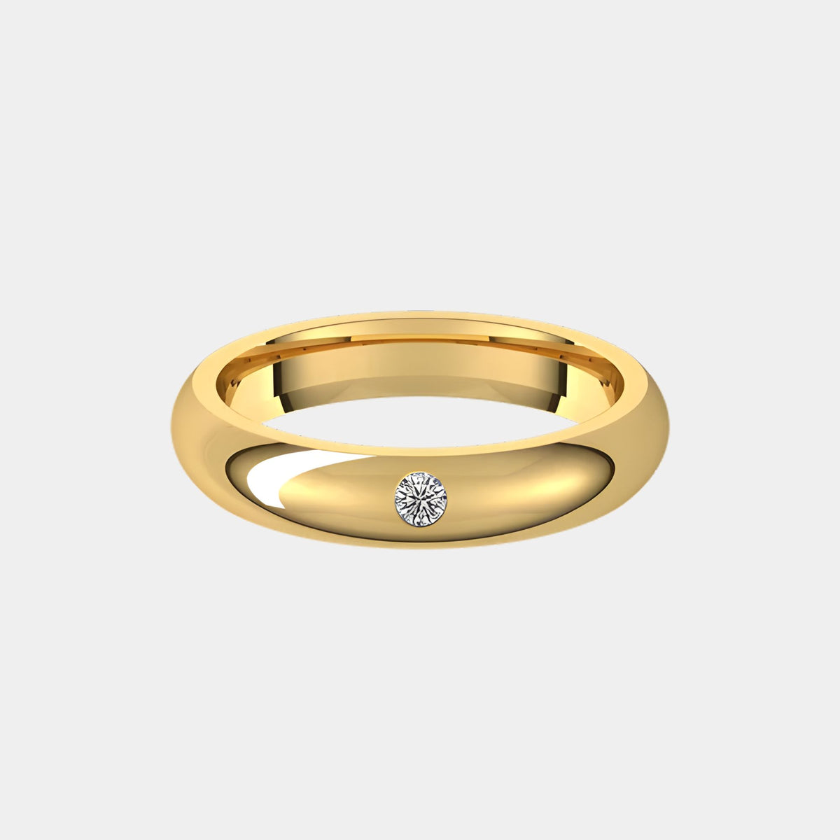 14K / Yellow Gold / 4mm