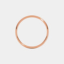 hitched rose gold mens classic wedding band in a 4mm with a thin width