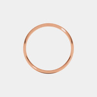 hitched rose gold mens classic wedding band in a 5mm with a thin width