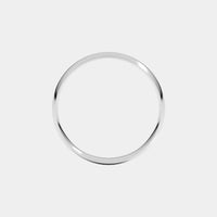 hitched white gold mens classic wedding band in a 4mm with a thin width