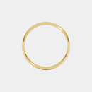 hitched yellow gold mens classic wedding band in a 5mm with a thin width