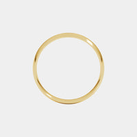 hitched yellow gold mens classic wedding band in a 5mm with a thin width