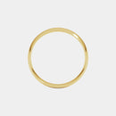 hitched yellow gold mens classic wedding band in a 6mm with a thin width
