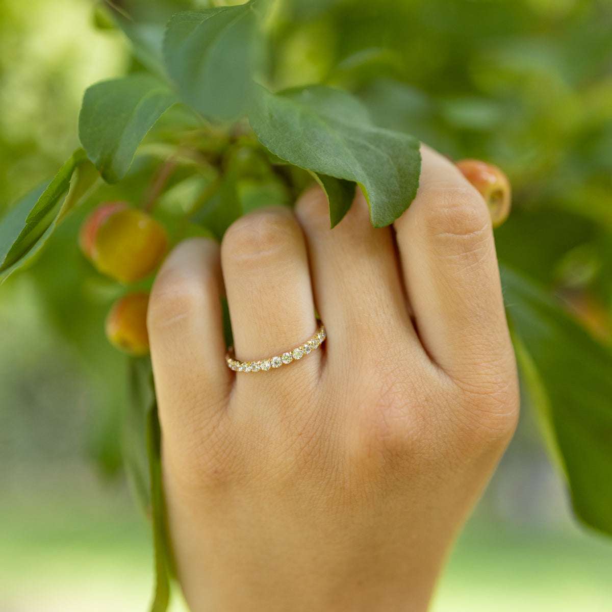 The Gold French Set Half Eternity | Hitched Fine Jewelry