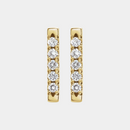 diamond bar earring