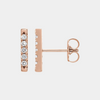 diamond bar earring