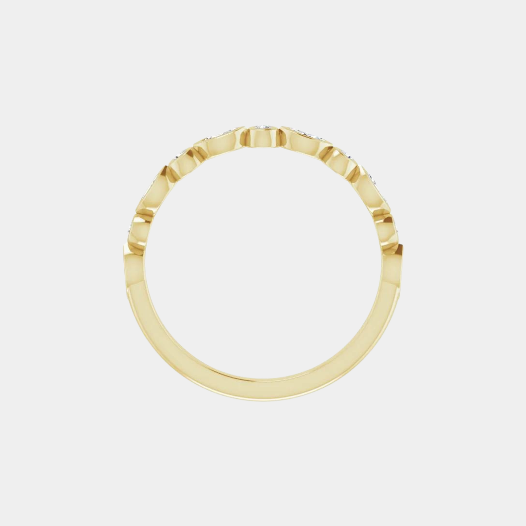 The Gold Alternating Bezel