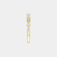 The Gold Alternating Bezel