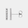 diamond bar earring