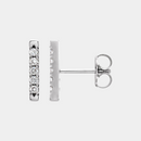 diamond bar earring