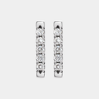 diamond bar earring
