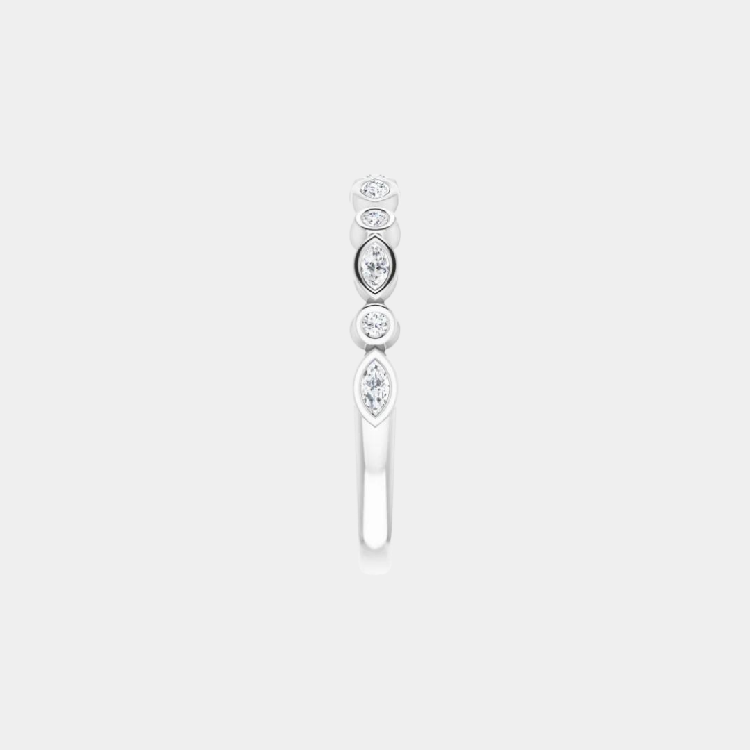 The Gold Alternating Bezel