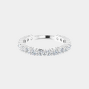 The Platinum Traditional Set 3/4 Eternity