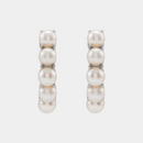 gold pearl hoop