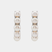 gold pearl hoop