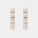 gold pearl hoop