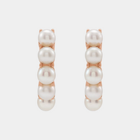 gold pearl hoop