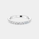 The Platinum French Set 3/4 Eternity