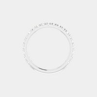 The Platinum French Set 3/4 Eternity