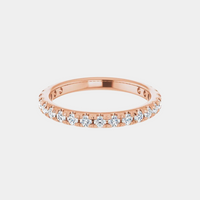 The Gold French Set 3/4 Eternity