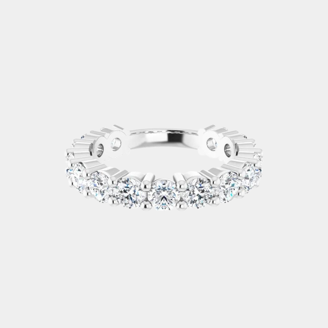 The Platinum Traditional Set 3/4 Eternity