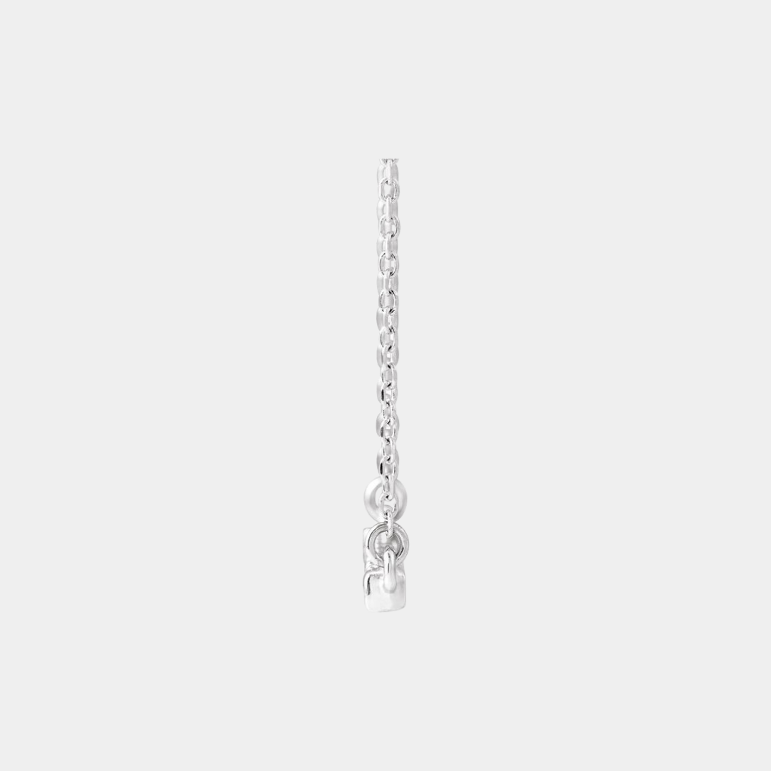 lab diamond bar necklace