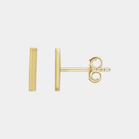 14K Bar Studs