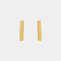 14K Bar Studs