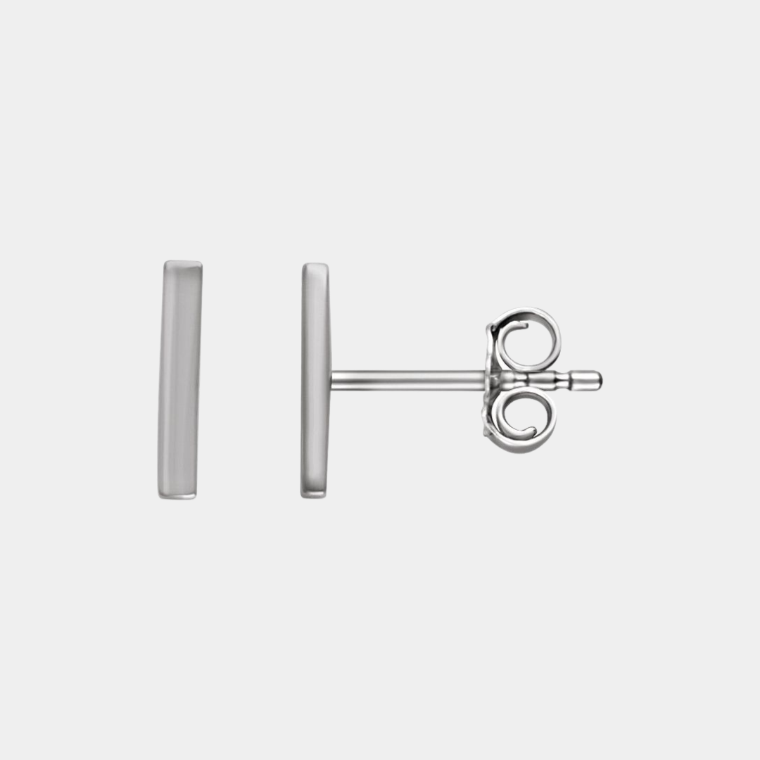 14K Bar Studs