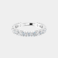 The Platinum Traditional Set 3/4 Eternity