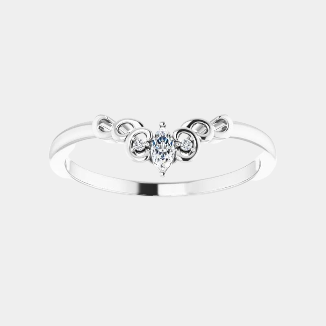 White Gold / 14K / Natural