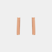 14K Bar Studs