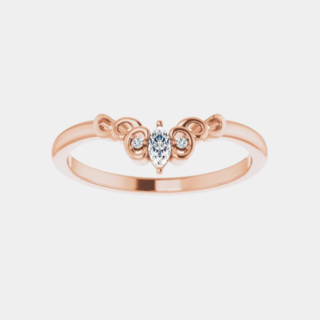 Rose Gold / 14K / Natural